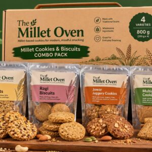 The Millet Oven Millet Cookies & Biscuits Combo Pack – 800 g